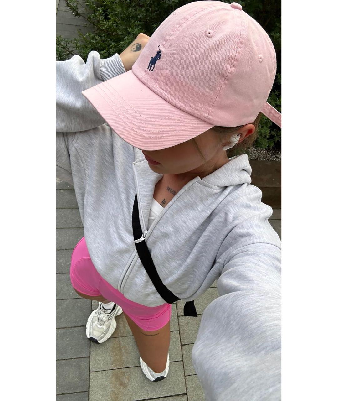 POLO RALPH LAUREN Розовая хлопковая кепка, фото 8