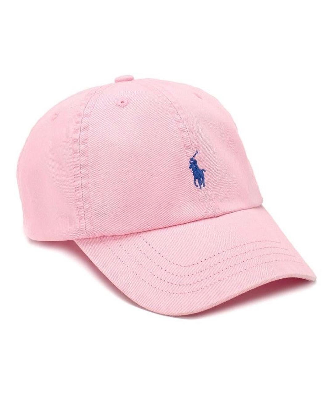 POLO RALPH LAUREN Розовая хлопковая кепка, фото 1