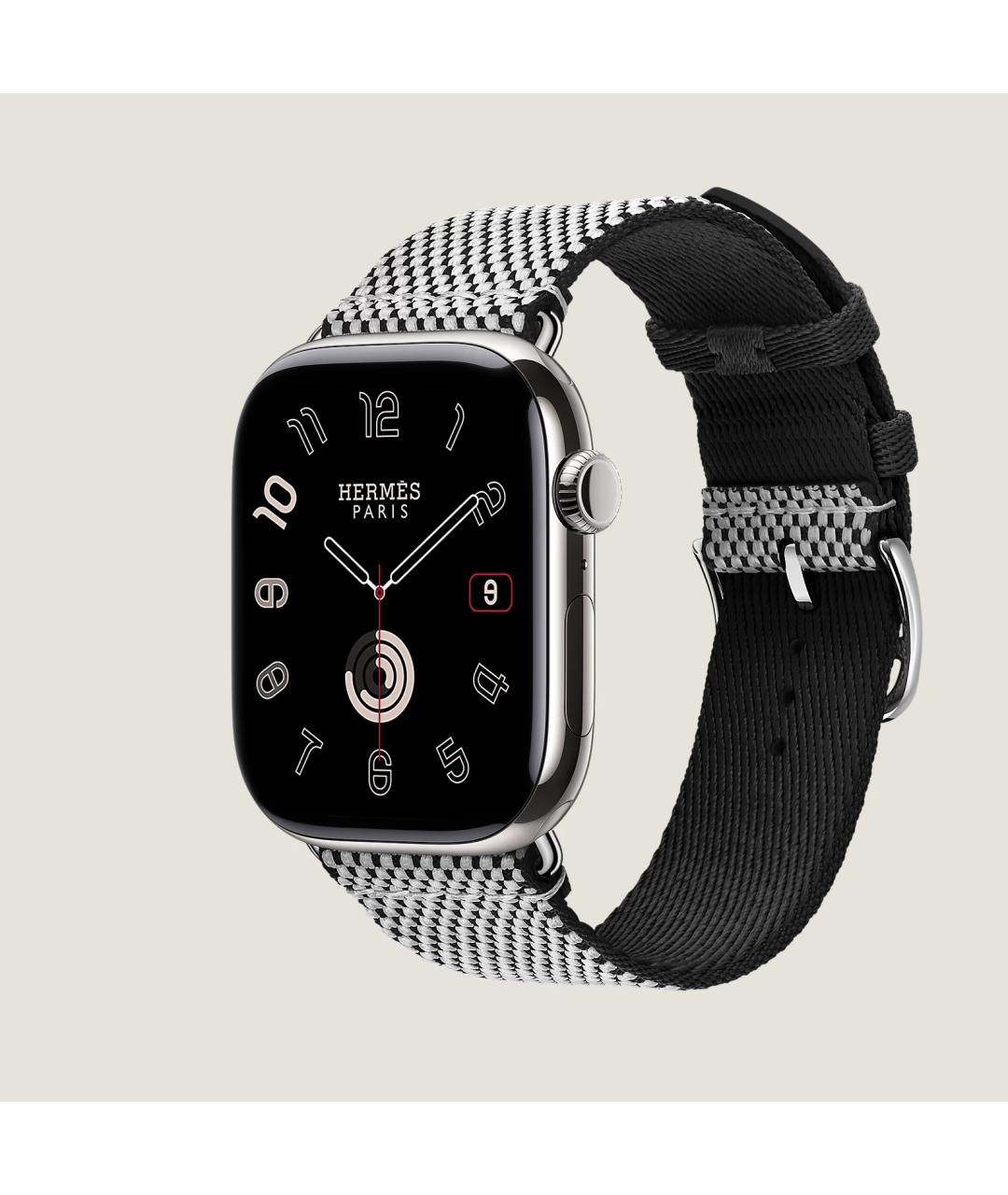 HERMES Серые титановые часы, фото 3