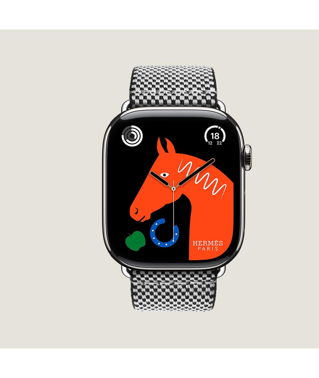 HERMES Серые титановые часы, фото 6