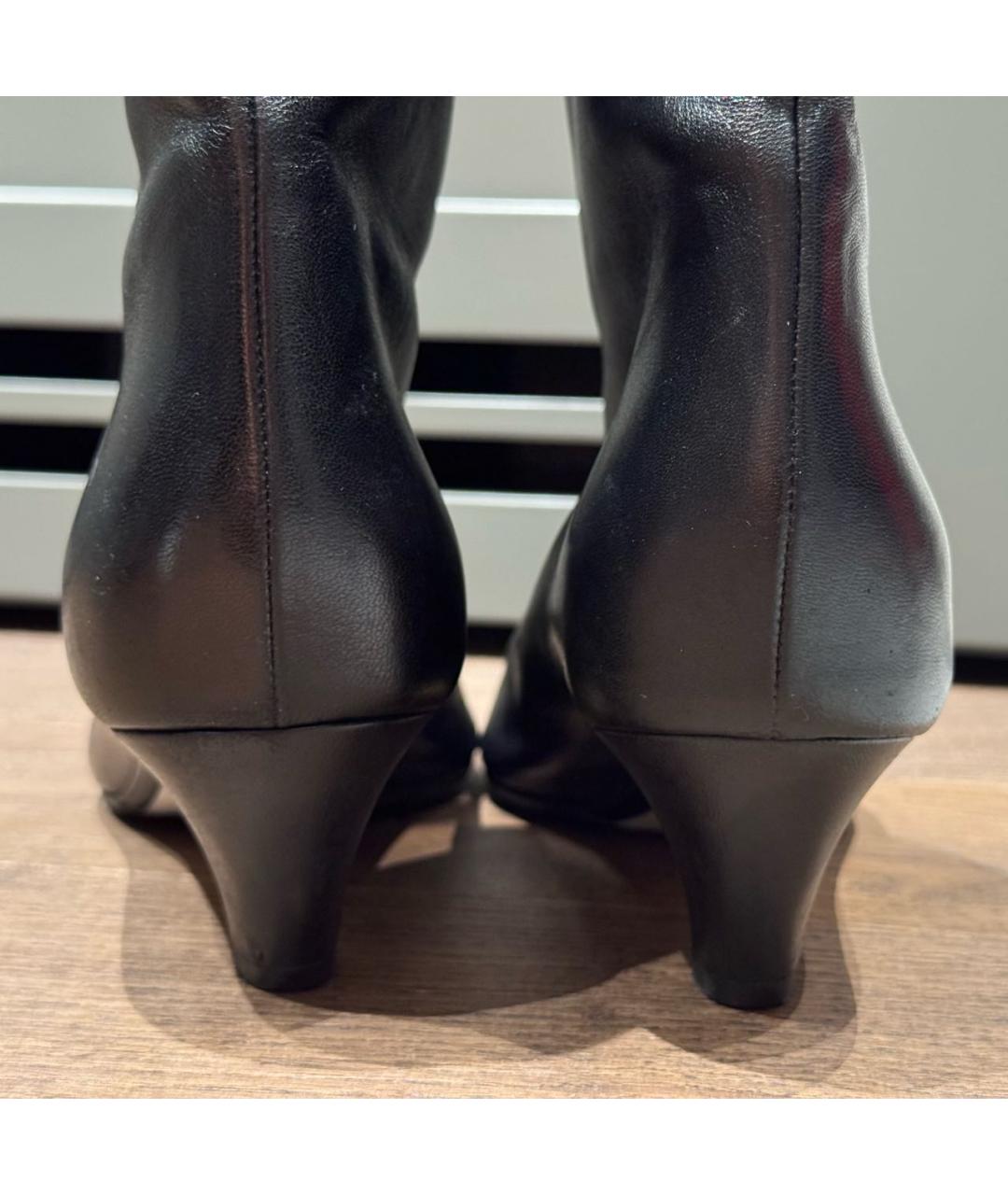 KHAITE Черные кожаные ботильоны, фото 2