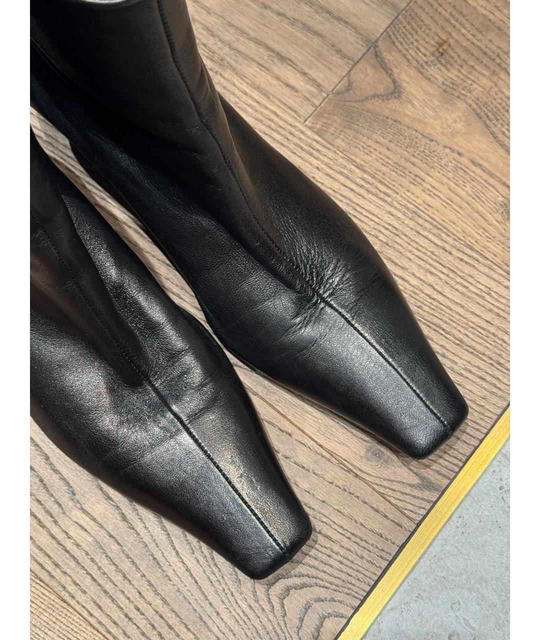 KHAITE Черные кожаные ботильоны, фото 3