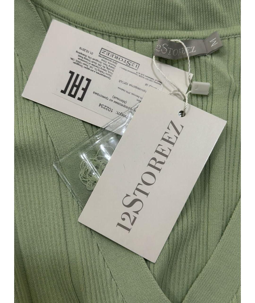 12 STOREEZ Зеленые вискозное повседневное платье, фото 7