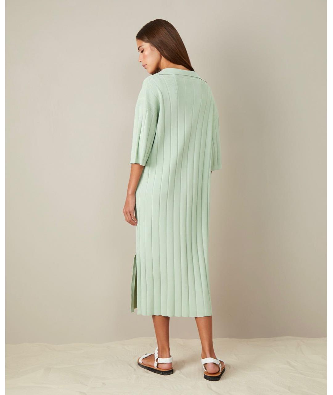 12 STOREEZ Зеленые вискозное повседневное платье, фото 3