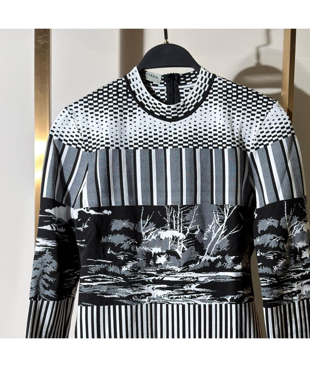 BALENCIAGA Мульти хлопко-эластановая водолазка, фото 4