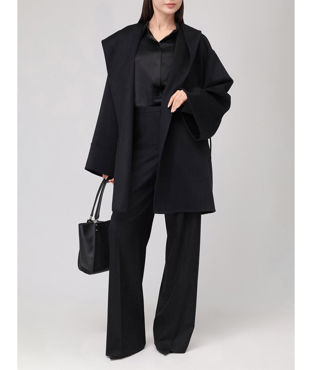 AGNONA Черное кашемировое пальто, фото 2