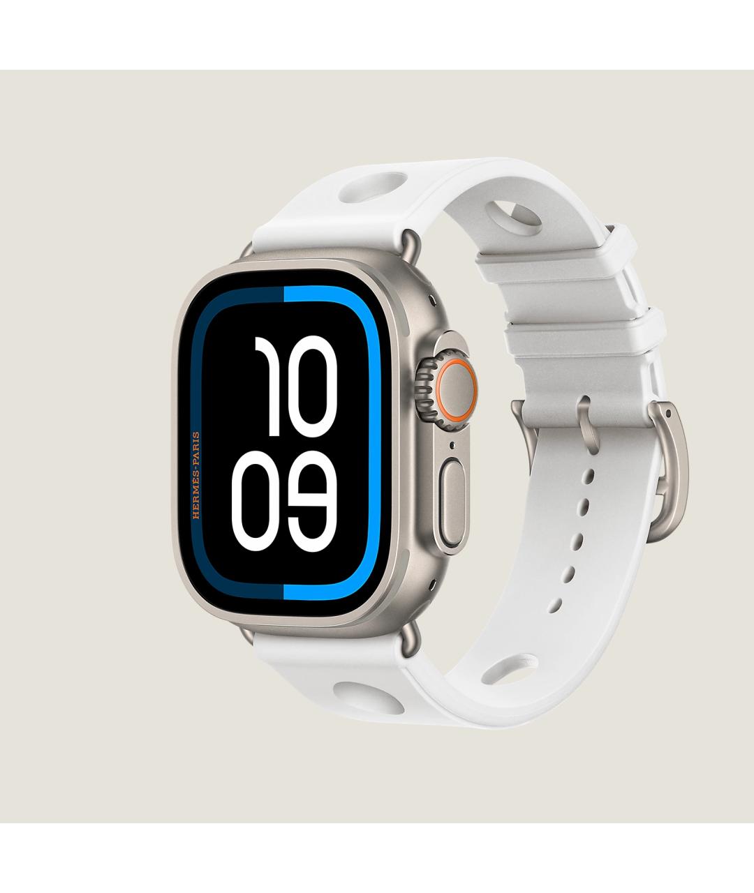 HERMES Серые титановые часы, фото 2