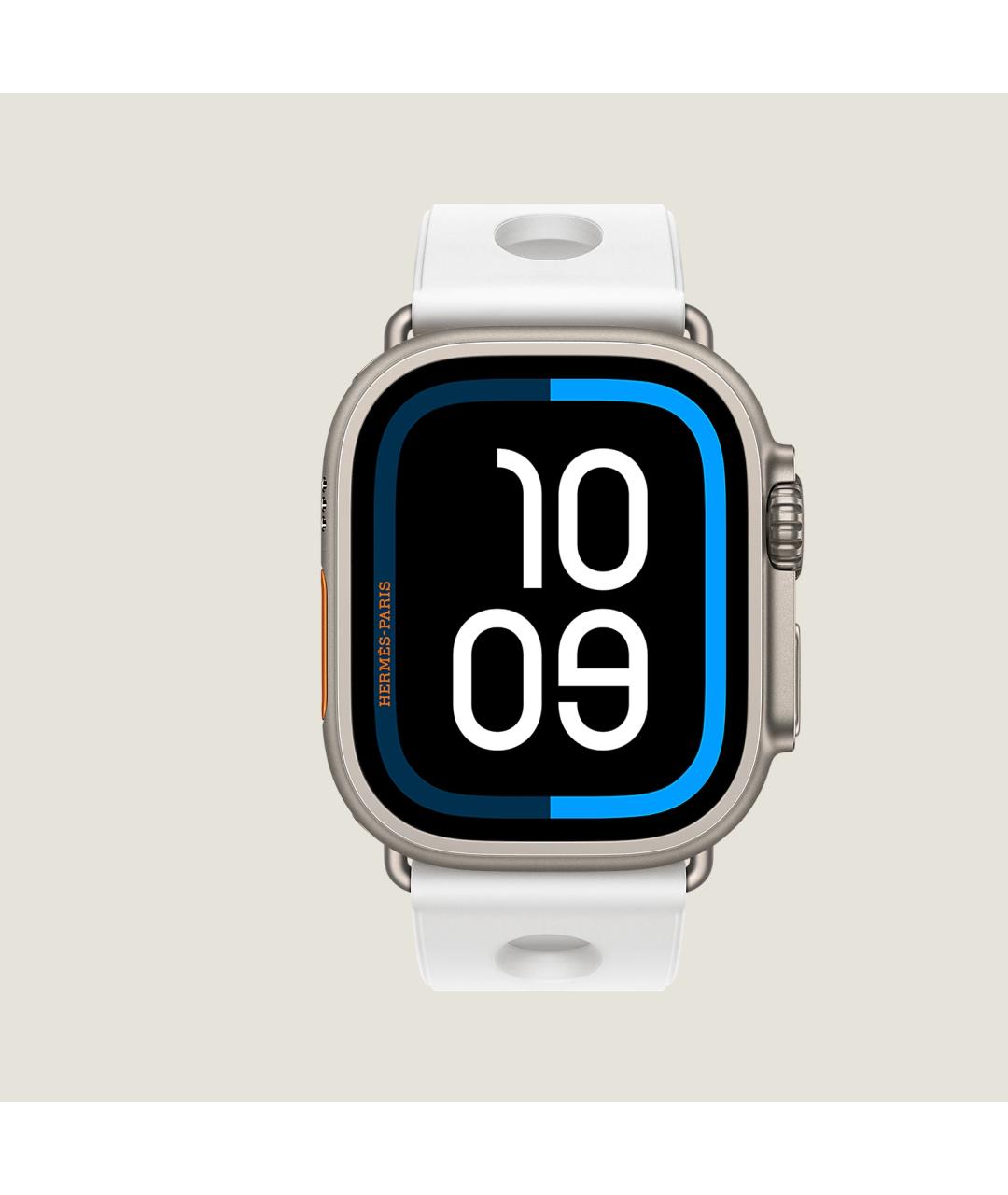 HERMES Серые титановые часы, фото 4