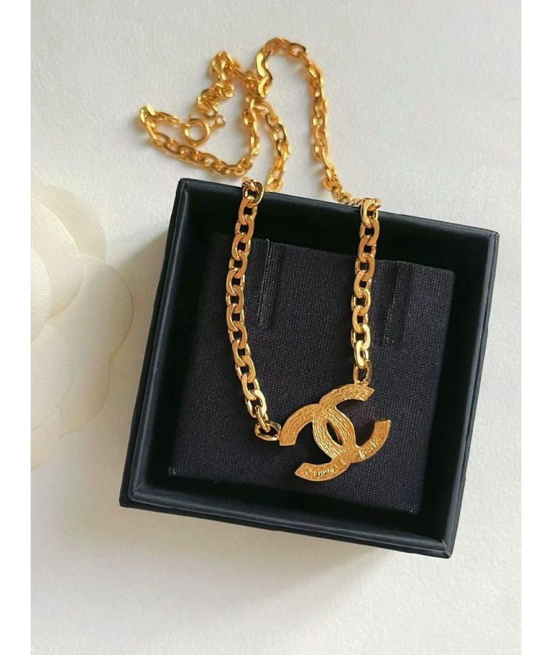 CHANEL Золотое колье, фото 2