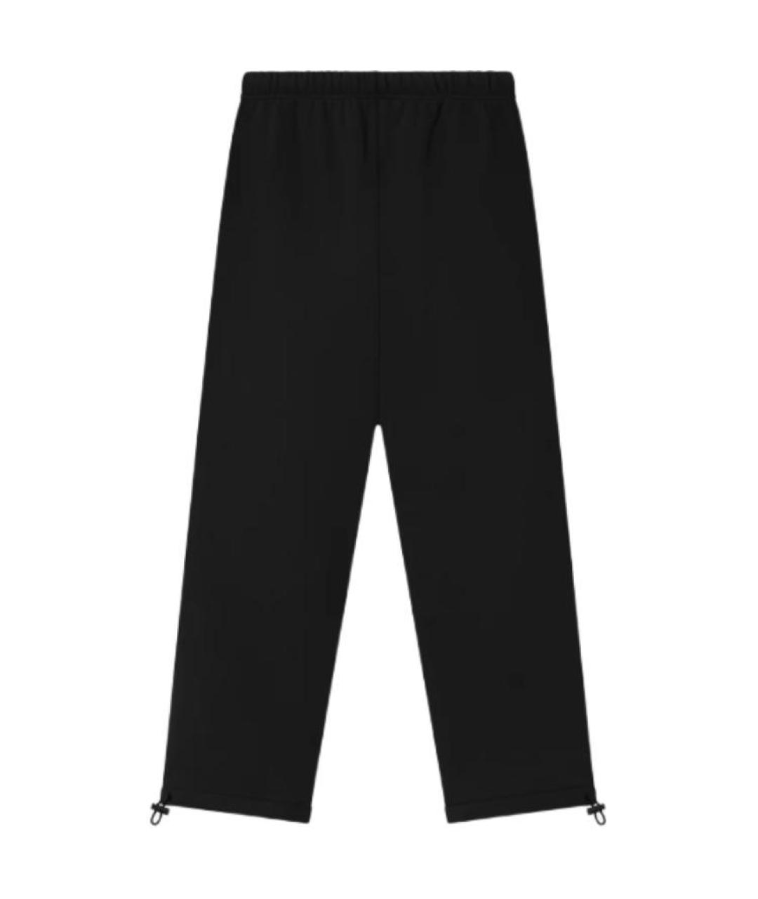FEAR OF GOD ESSENTIALS Черные хлопковые повседневные брюки, фото 2