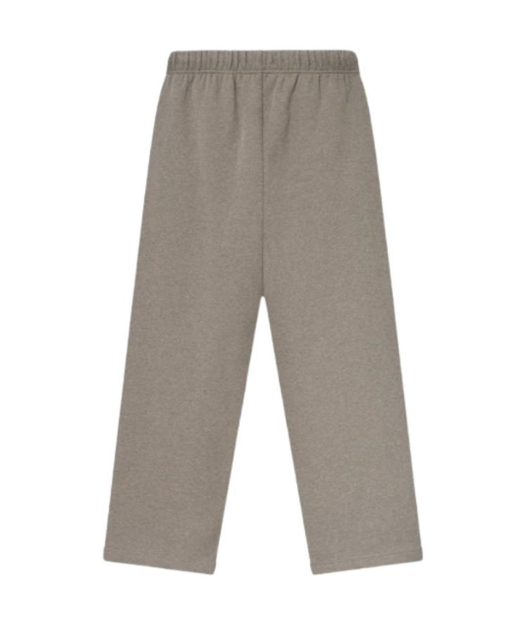 FEAR OF GOD ESSENTIALS Серые прямые брюки, фото 2