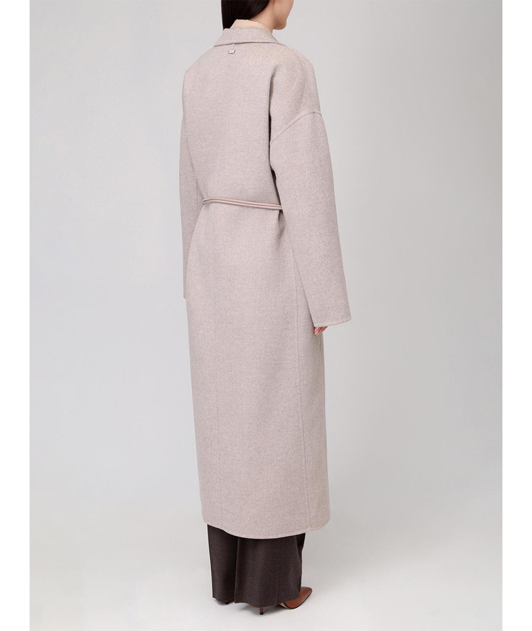 AGNONA Серое пальто, фото 3