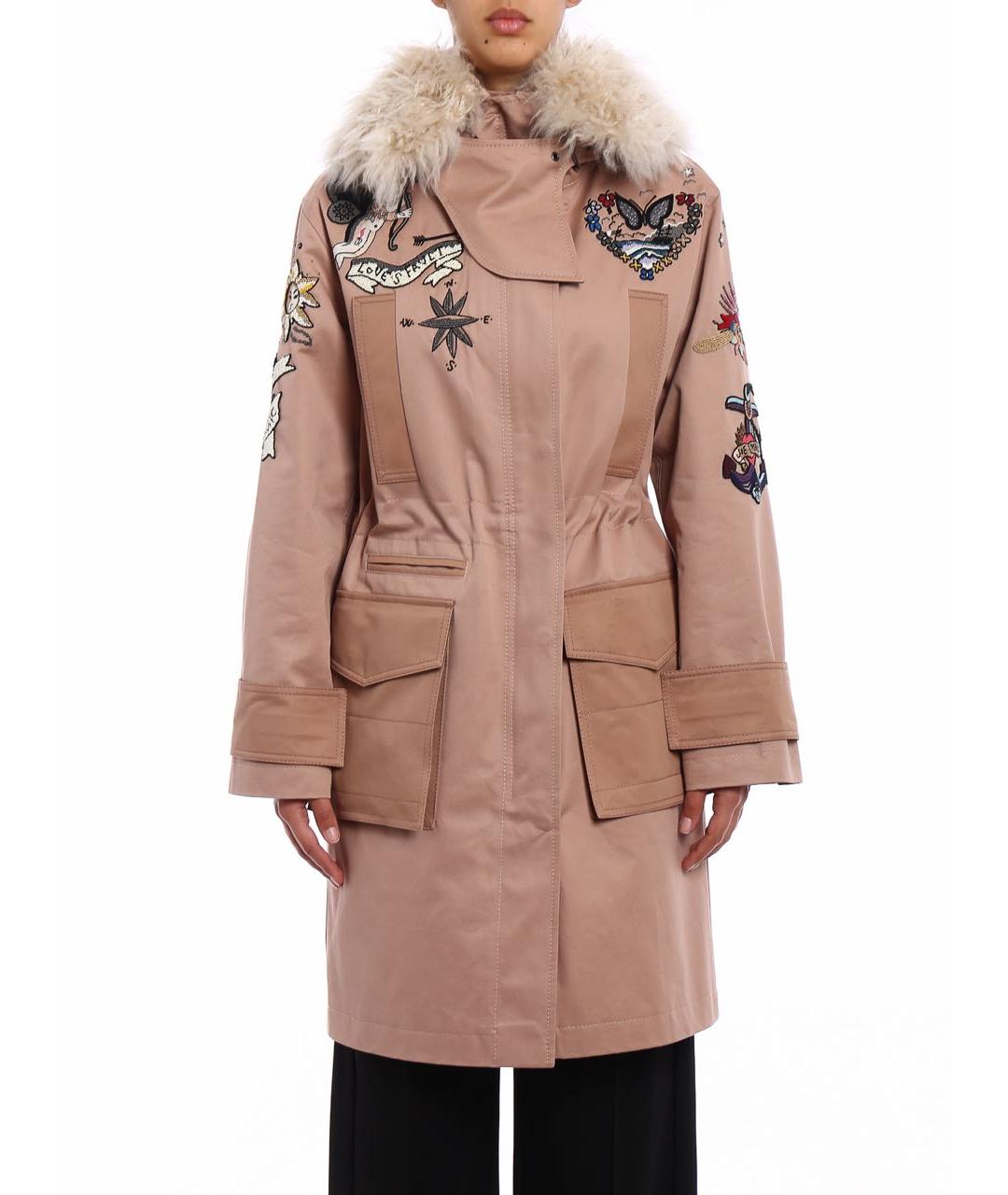 VALENTINO Розовая хлопковая парка, фото 5