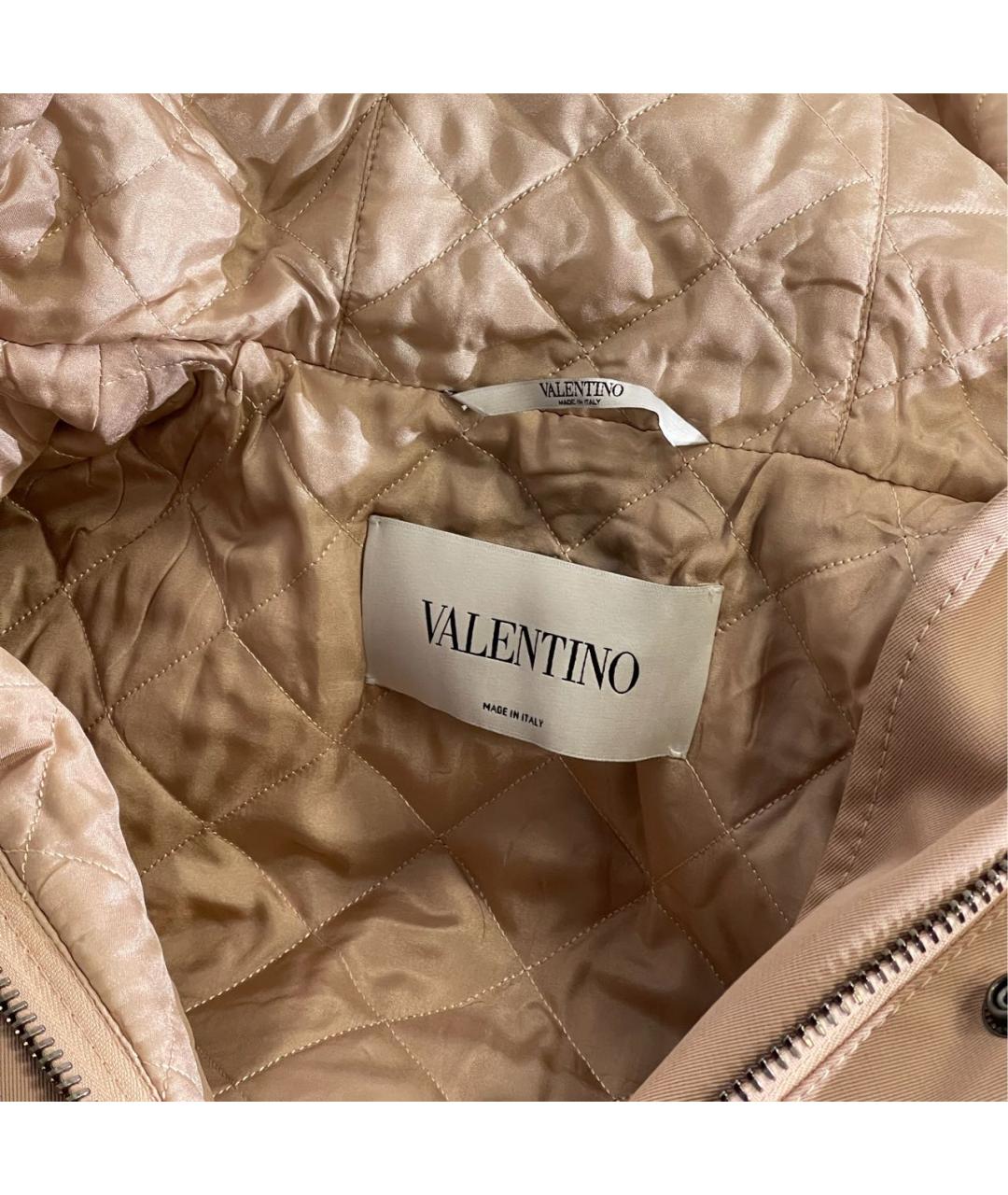 VALENTINO Розовая хлопковая парка, фото 3