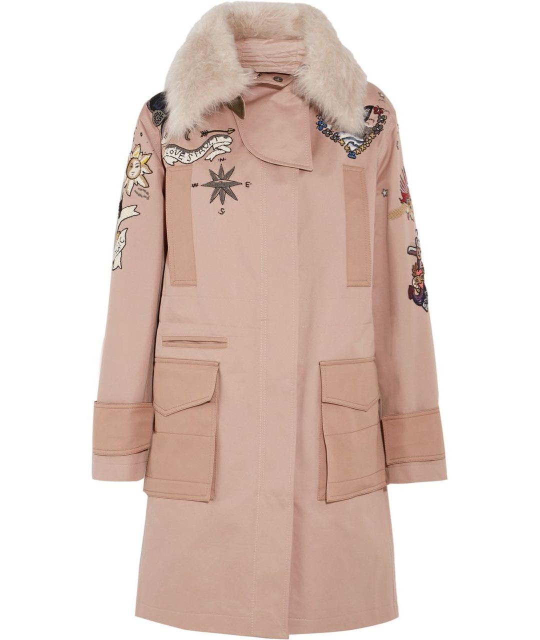 VALENTINO Розовая хлопковая парка, фото 1