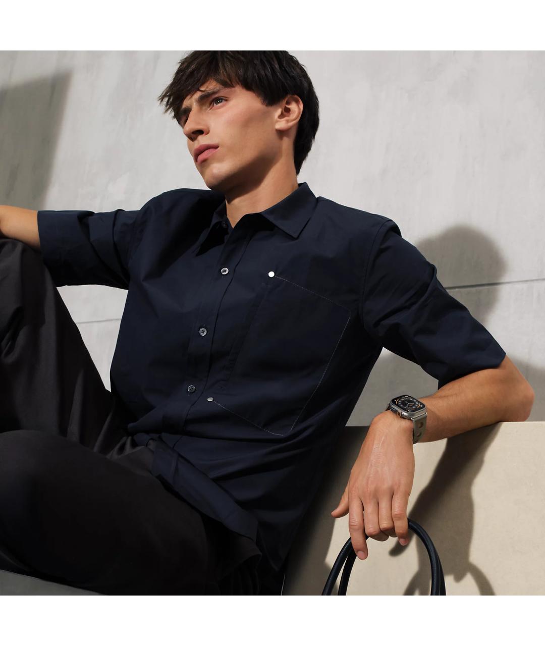 HERMES Серые титановые часы, фото 3