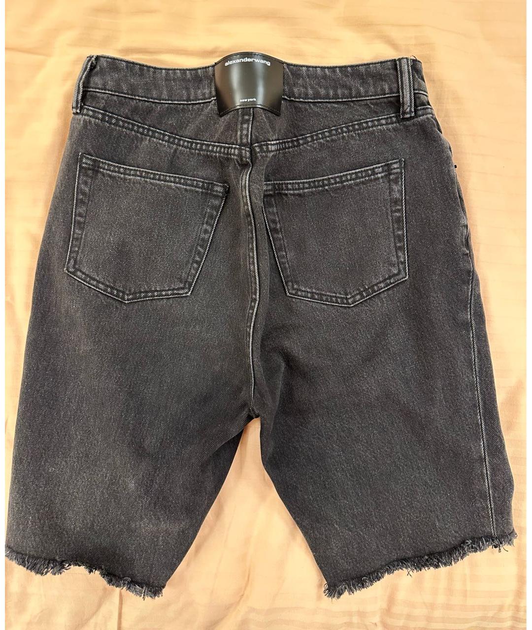 ALEXANDER WANG Черные деним шорты, фото 2