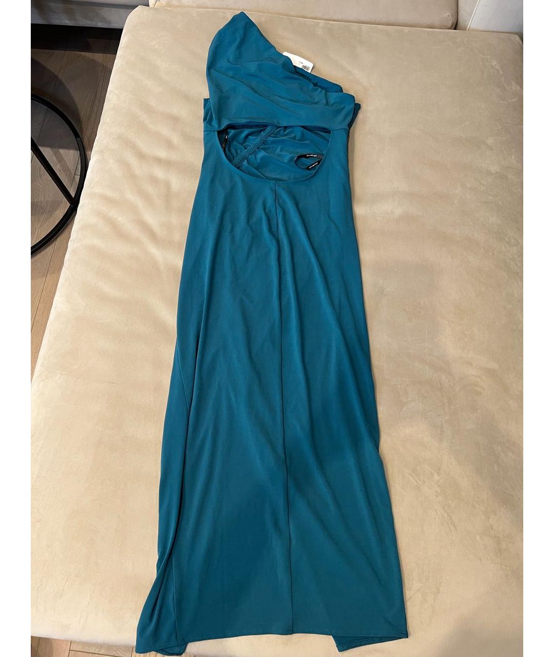 SELF-PORTRAIT Бирюзовое коктейльное платье, фото 2