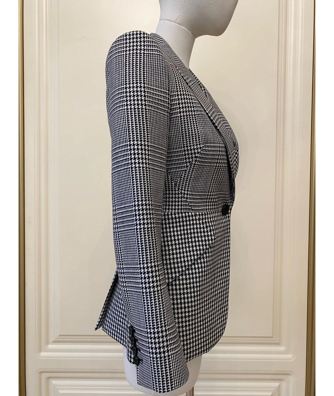 ALEXANDER MCQUEEN Серый шерстяной жакет/пиджак, фото 6