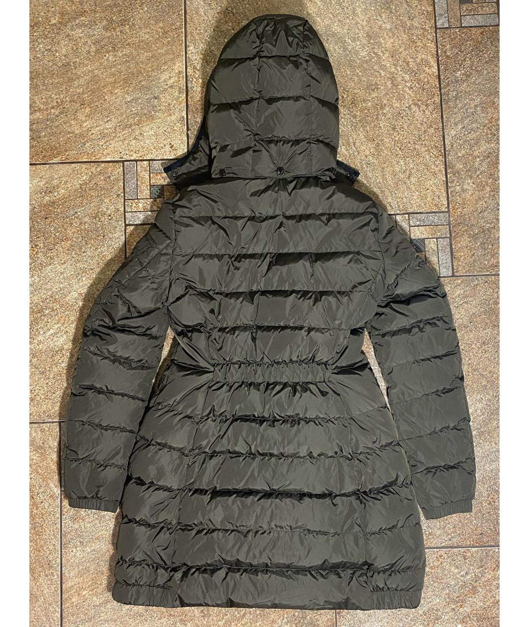 MONCLER Зеленая полиамидовая куртка, фото 2