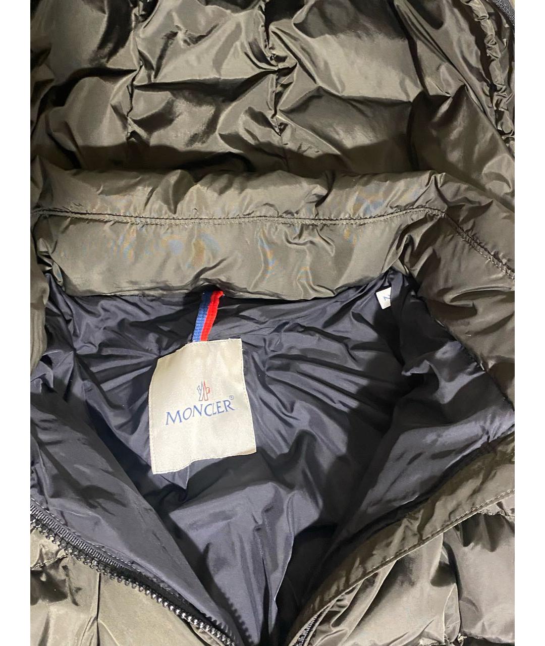 MONCLER Зеленая полиамидовая куртка, фото 3