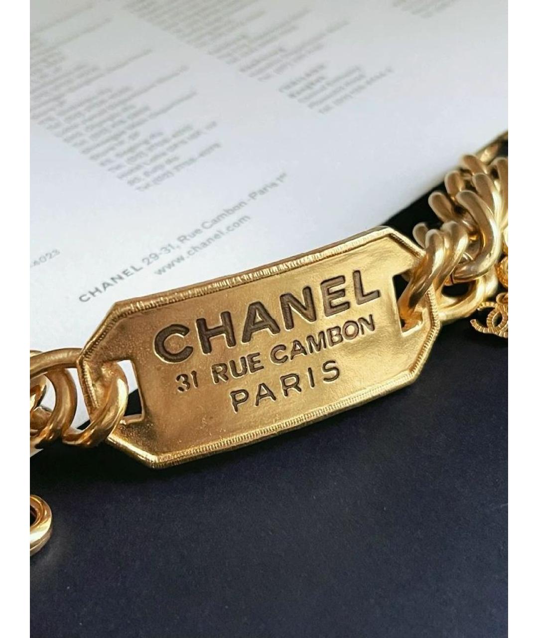 CHANEL Золотой браслет, фото 3