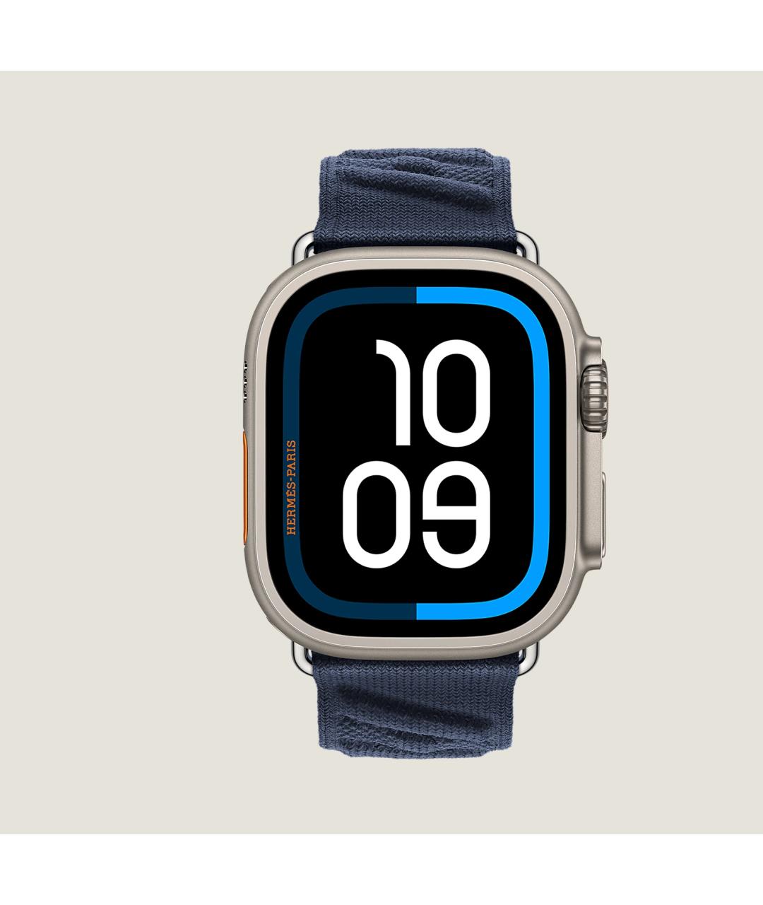 HERMES Серые титановые часы, фото 4