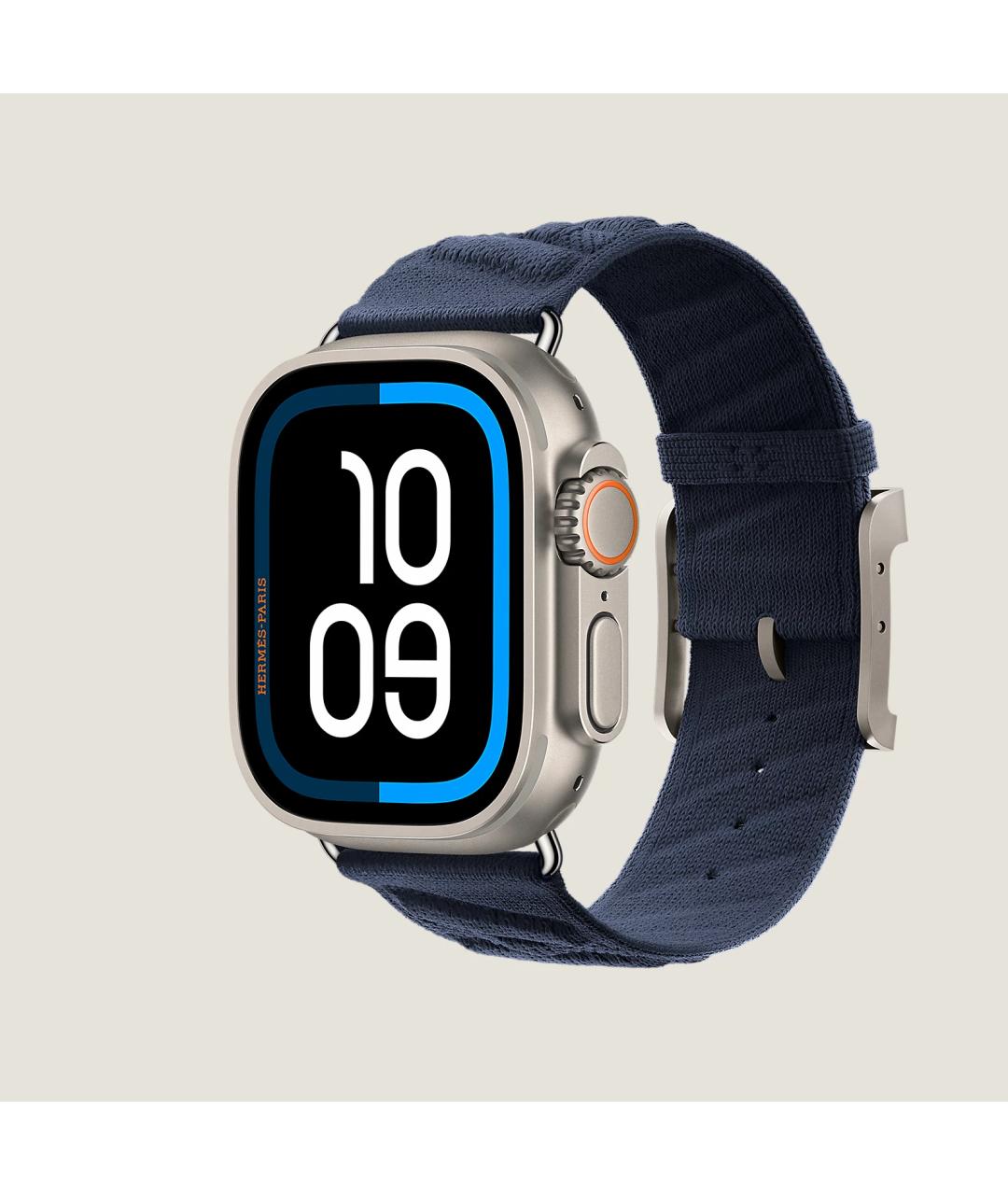 HERMES Серые титановые часы, фото 2