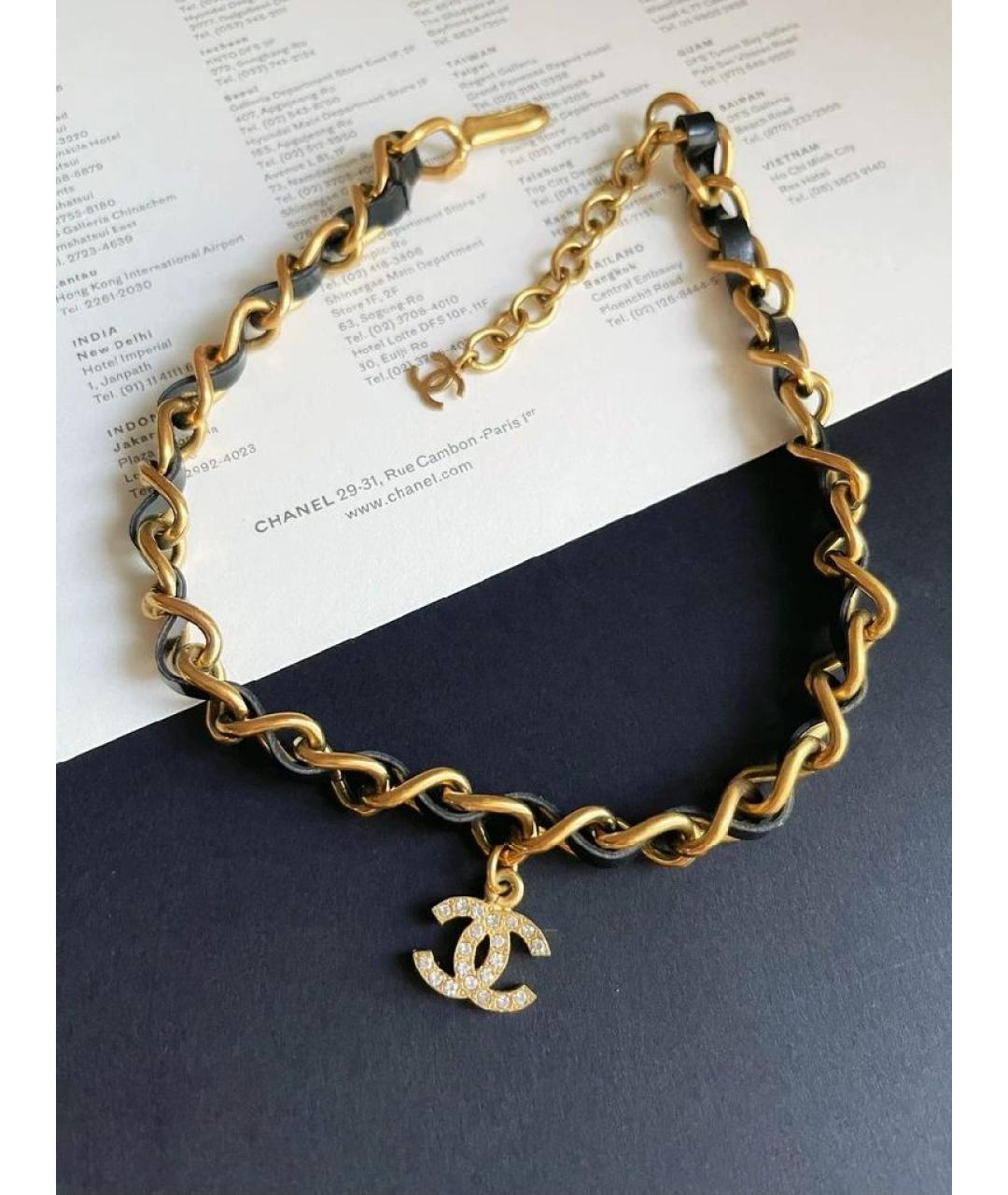 CHANEL Золотая подвеска, фото 4