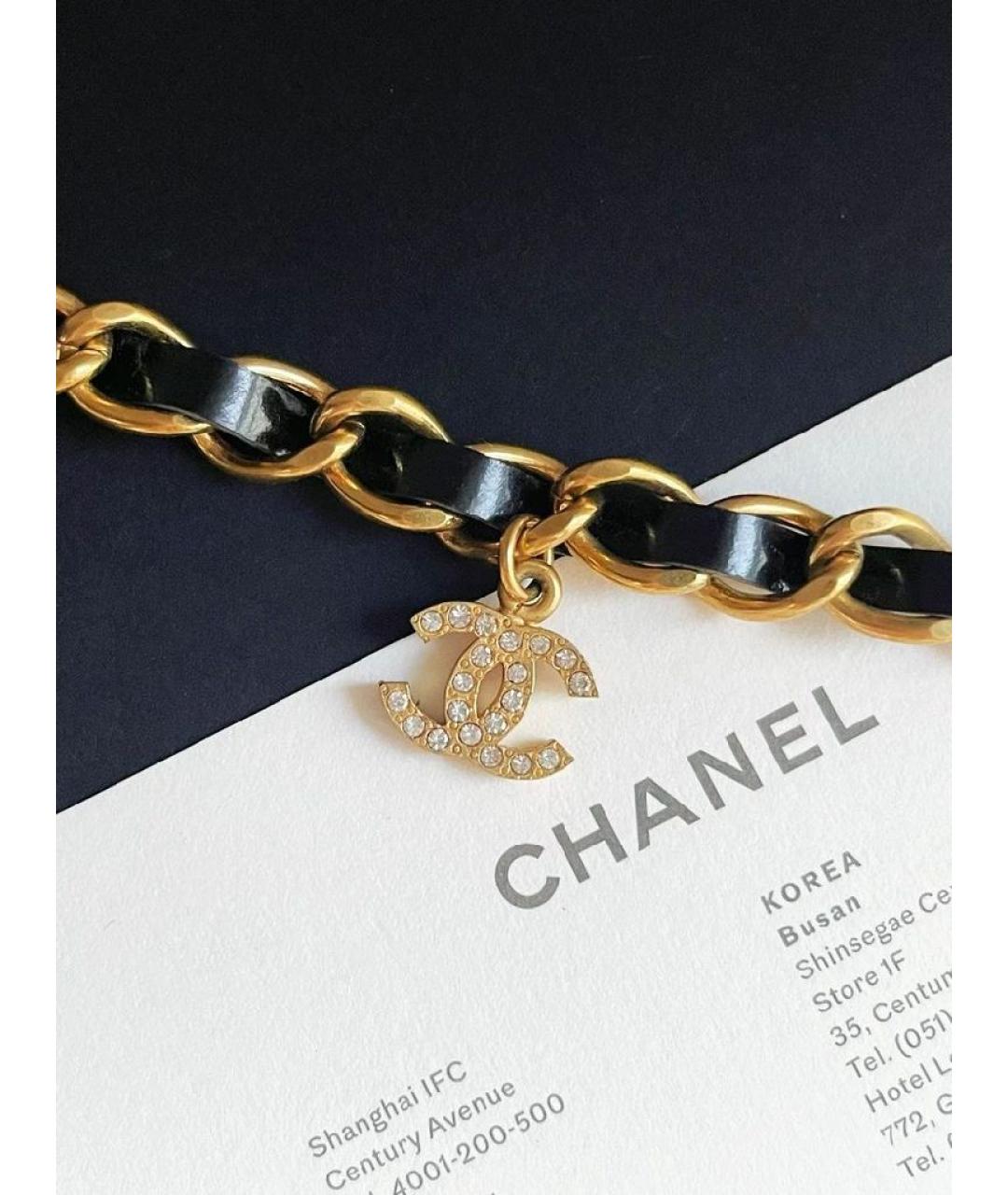 CHANEL Золотая подвеска, фото 3