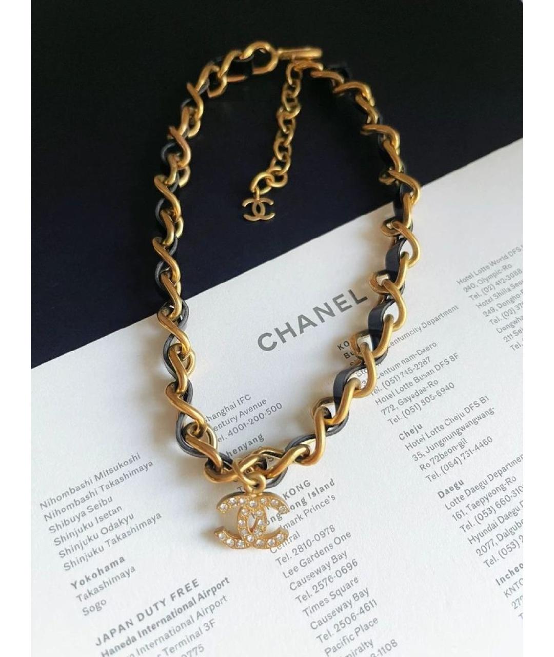 CHANEL Золотая подвеска, фото 6