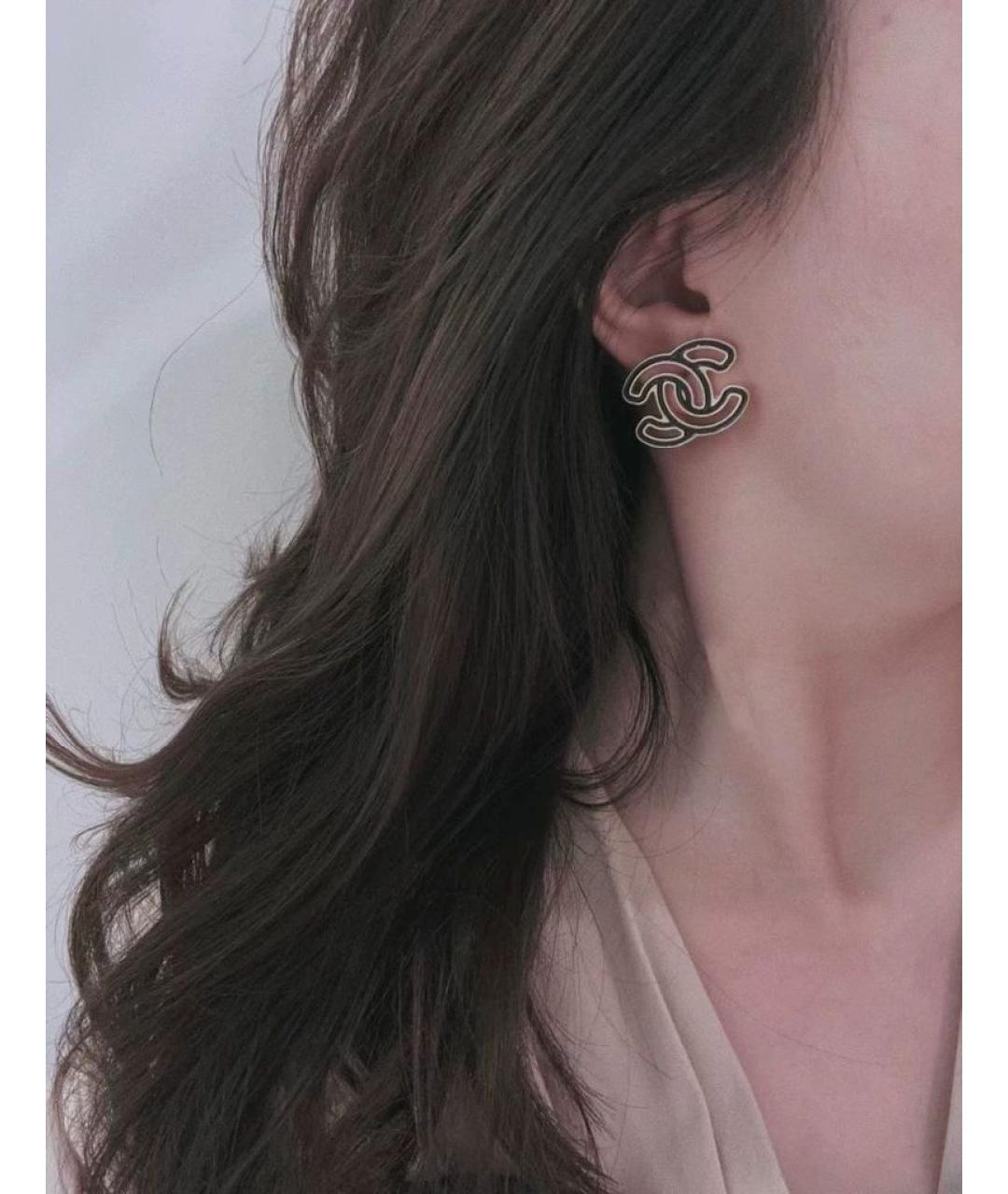 CHANEL Золотые серьги, фото 4