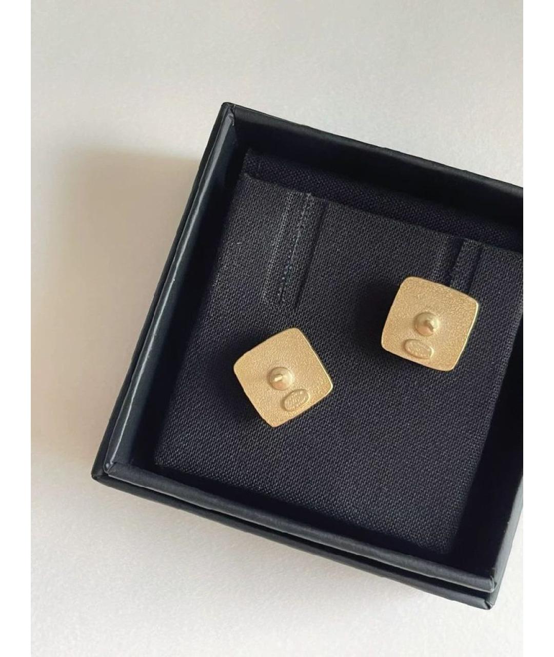 CHANEL Золотые серьги, фото 3