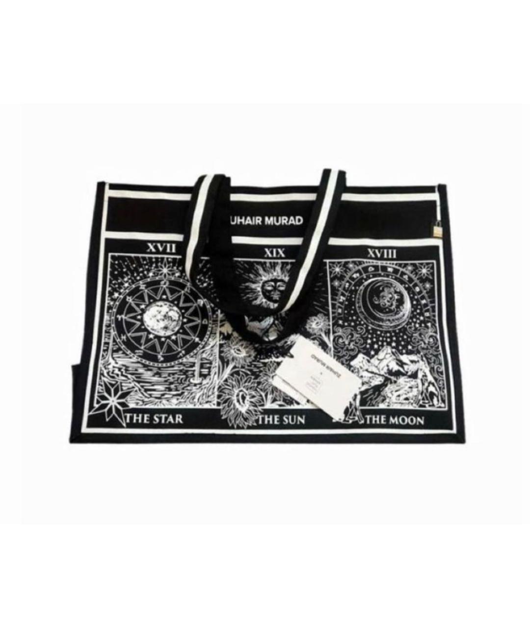 ZUHAIR MURAD Черная тканевая сумка тоут, фото 3