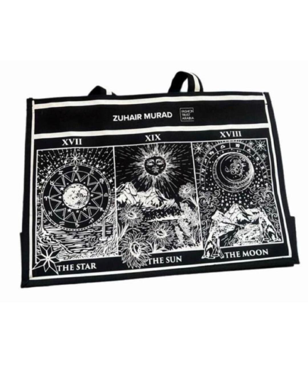 ZUHAIR MURAD Черная тканевая сумка тоут, фото 6