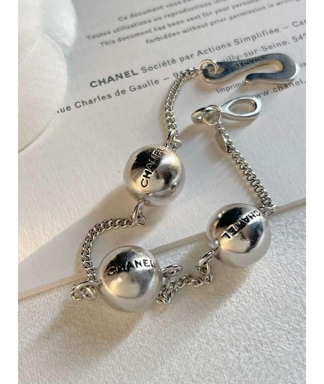 CHANEL Серебрянный браслет, фото 2