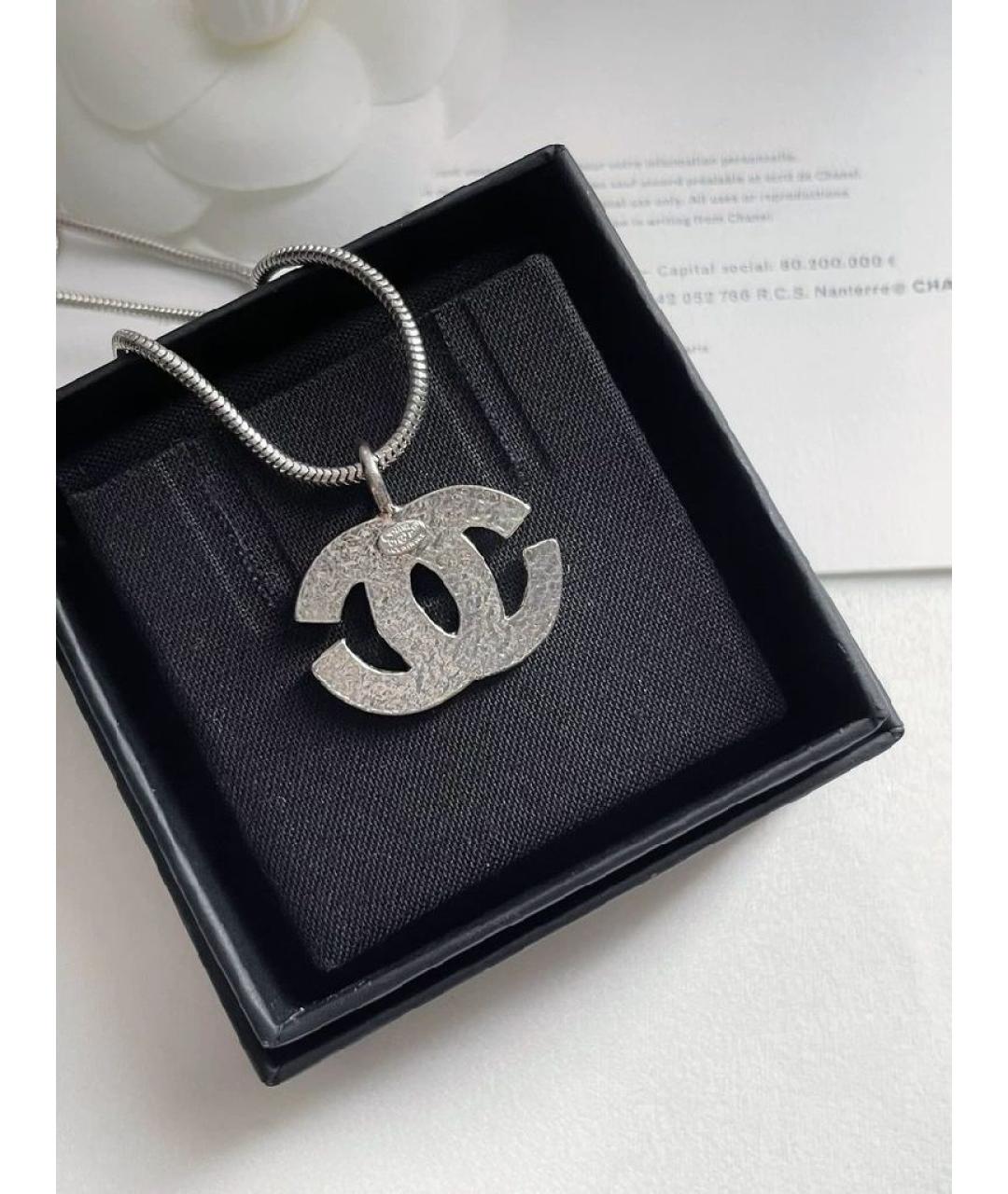 CHANEL Серебряная подвеска, фото 4
