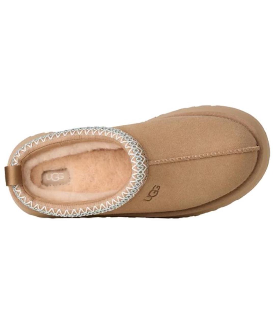 UGG AUSTRALIA Бежевые замшевые ботинки, фото 4