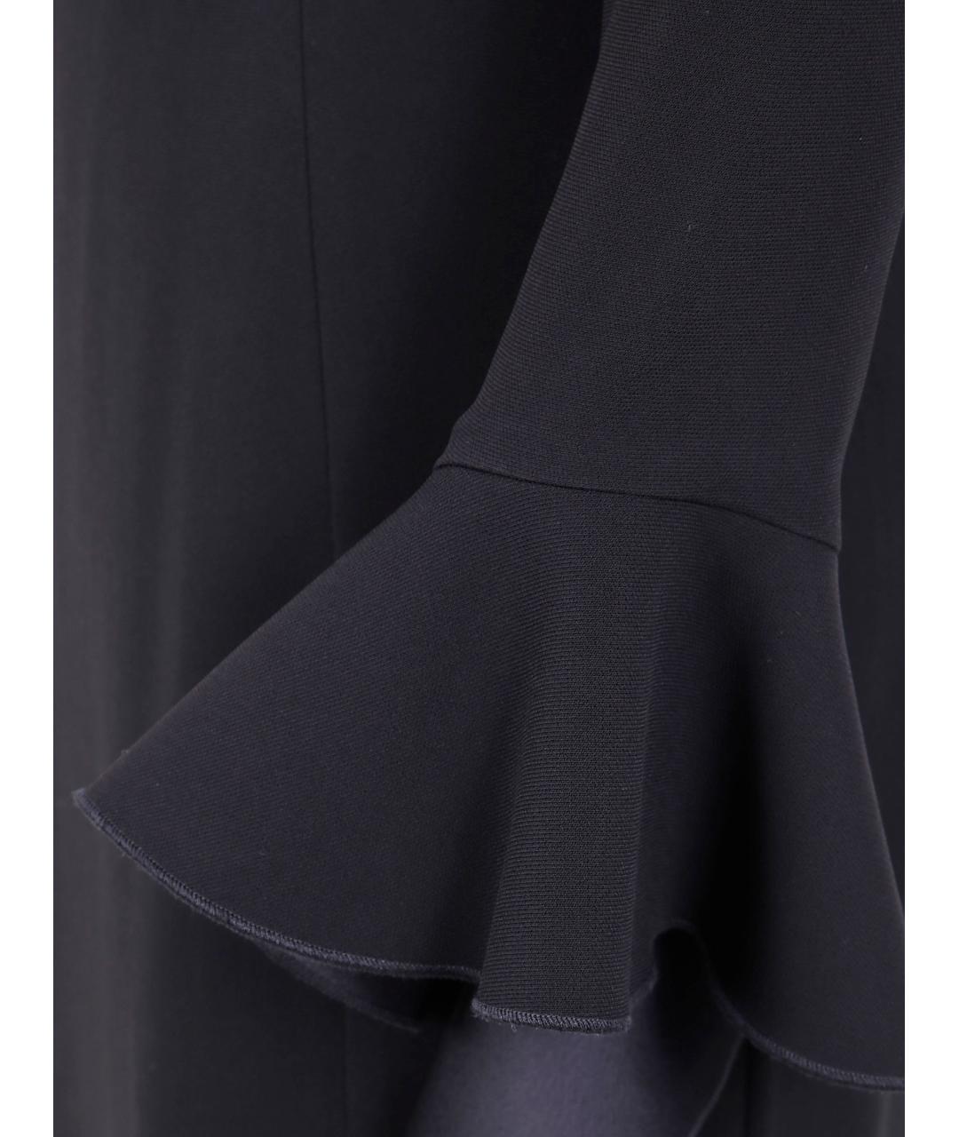 PINKO Черное вискозное повседневное платье, фото 5