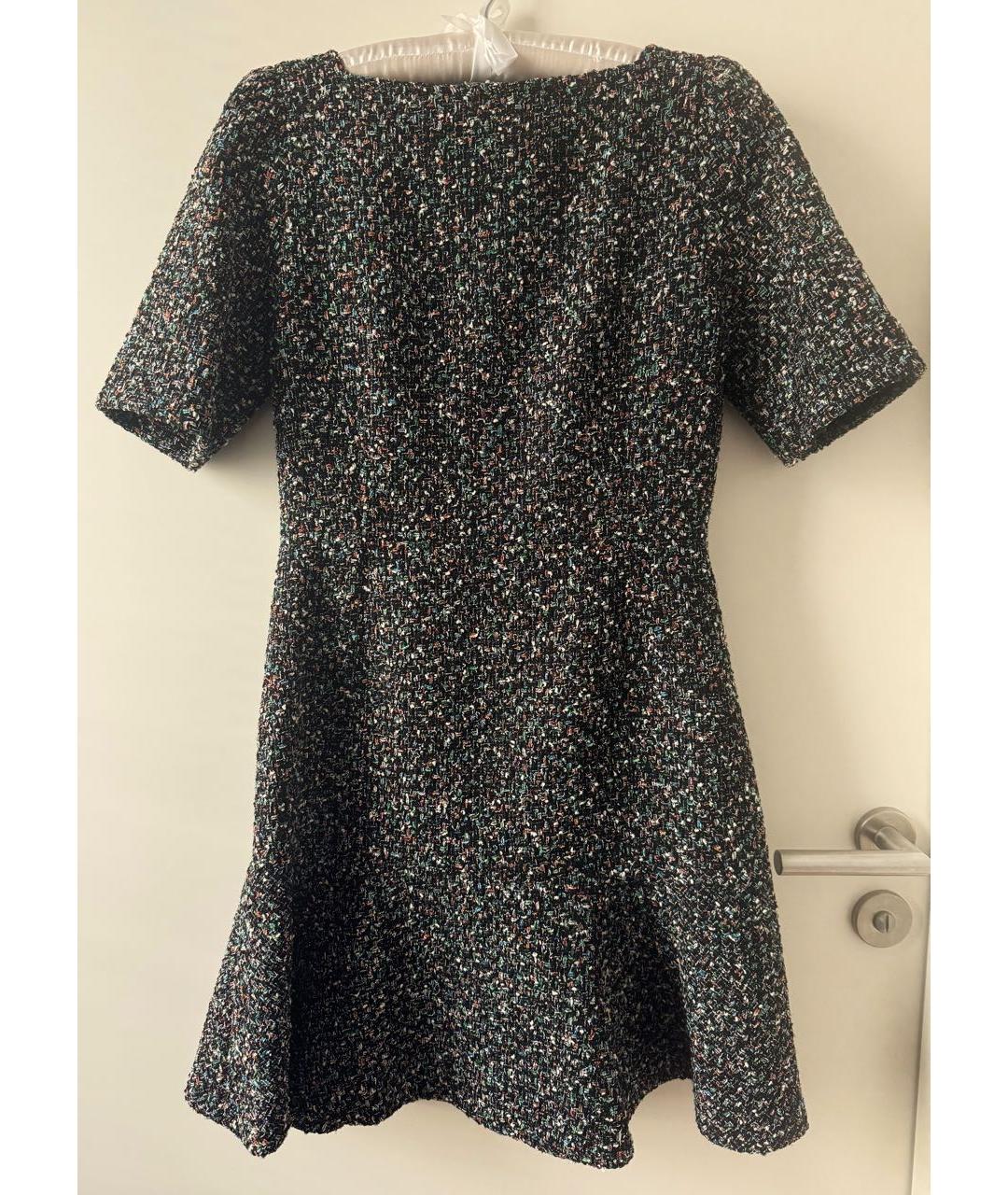 SANDRO Мульти твидовое повседневное платье, фото 3