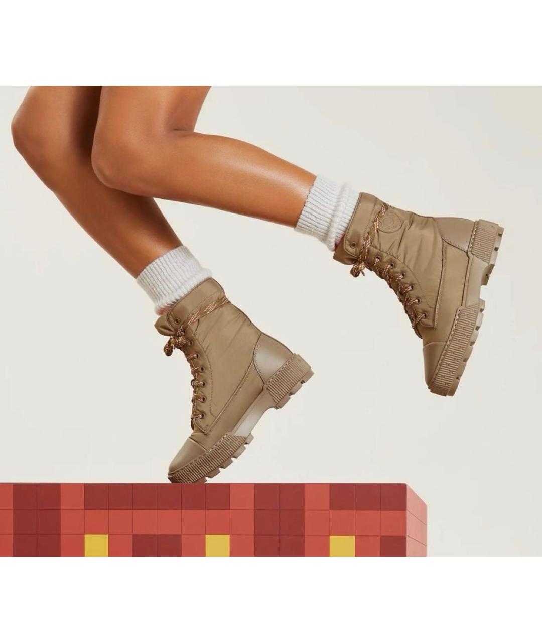 HERMES Бежевые ботинки, фото 4