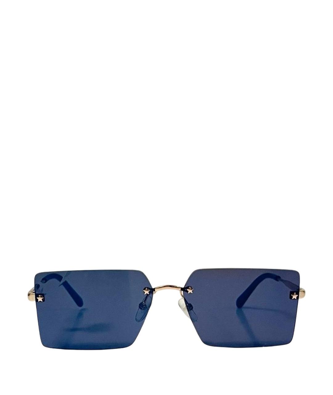 CHIARA FERRAGNI Синие металлические солнцезащитные очки, фото 1