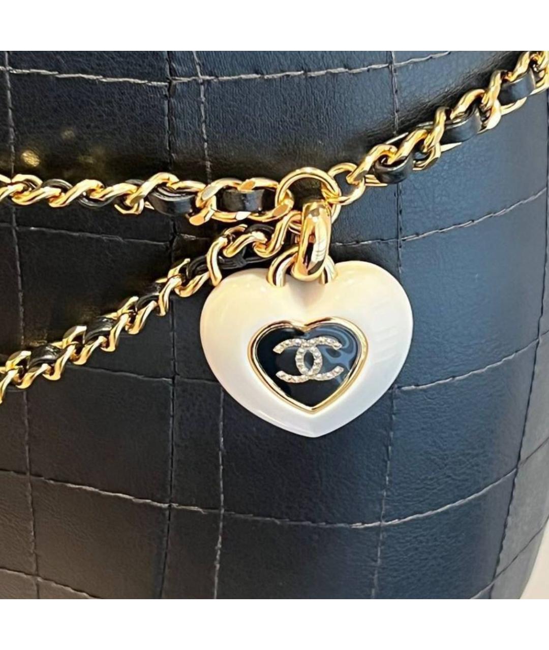 CHANEL Черный кожаный ремень, фото 5