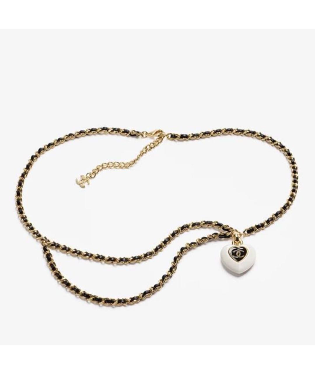 CHANEL Черный кожаный ремень, фото 6