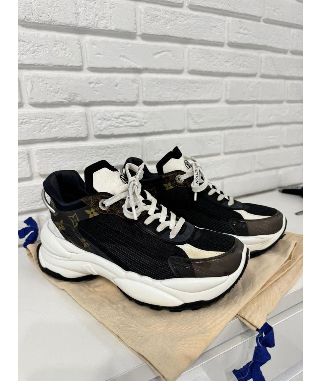 LOUIS VUITTON Черные кроссовки, фото 8