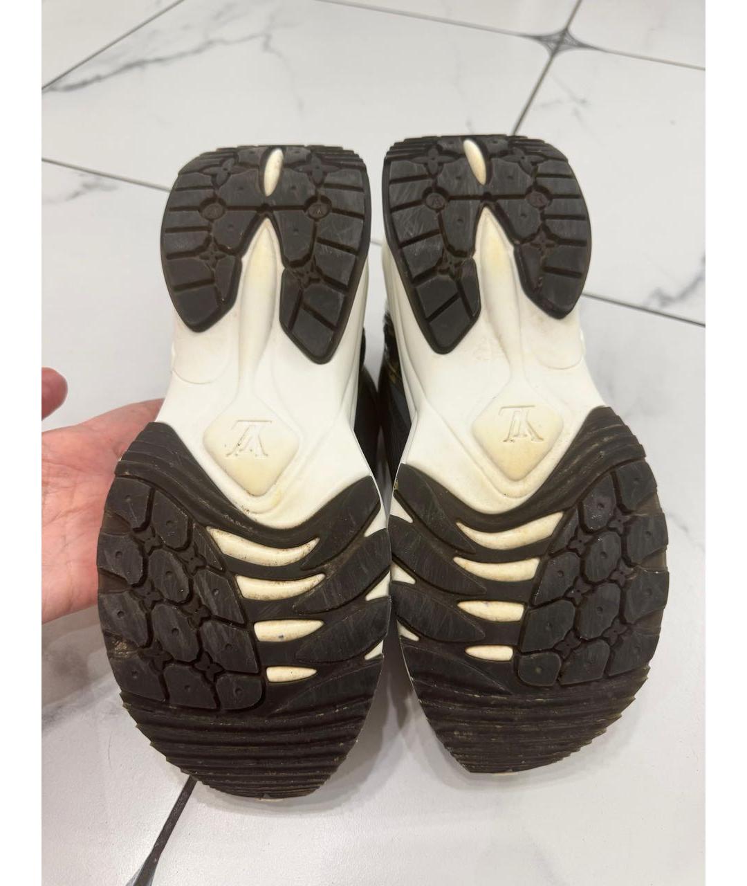 LOUIS VUITTON Черные кроссовки, фото 5