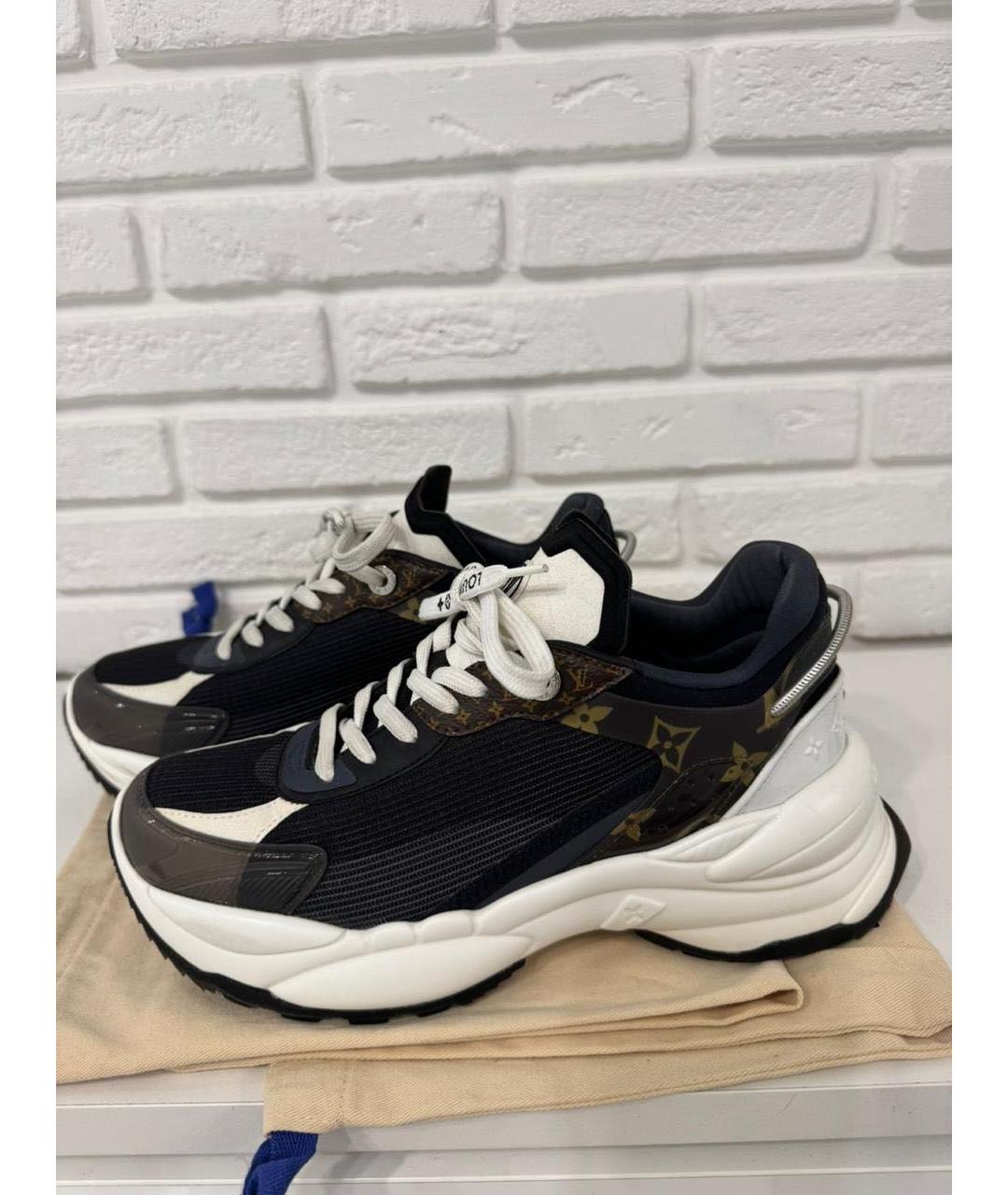 LOUIS VUITTON Черные кроссовки, фото 9