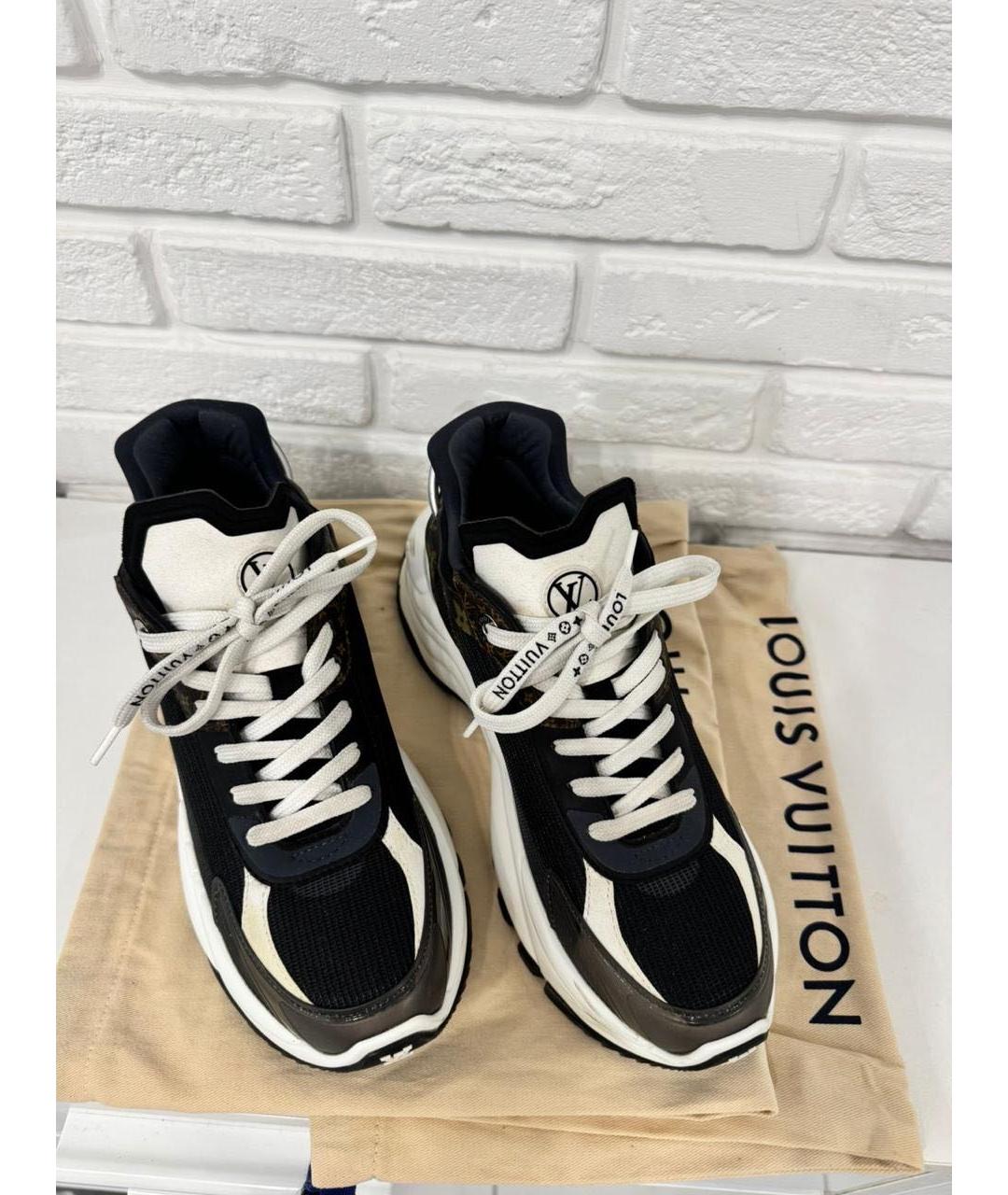 LOUIS VUITTON Черные кроссовки, фото 7