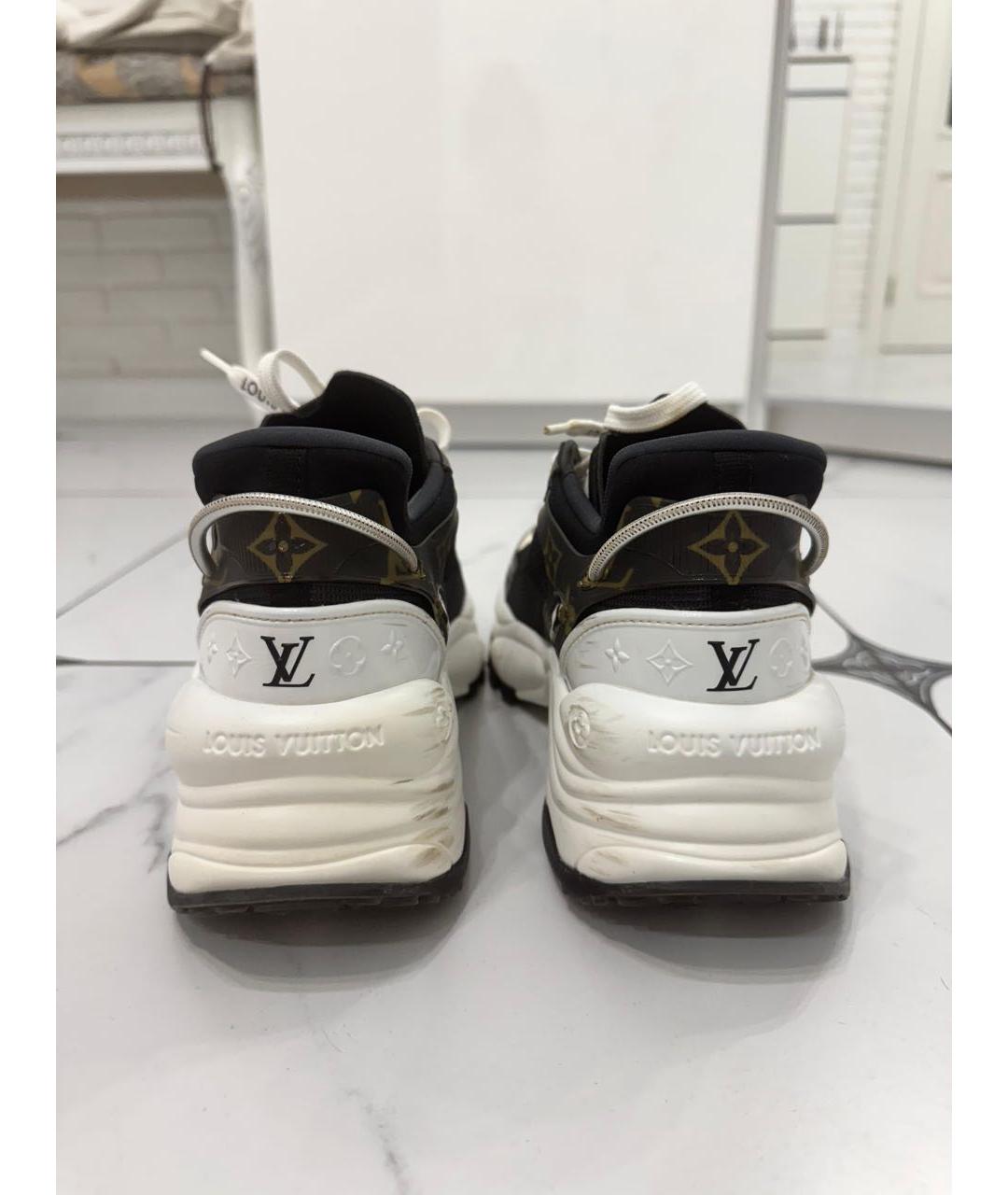 LOUIS VUITTON Черные кроссовки, фото 6