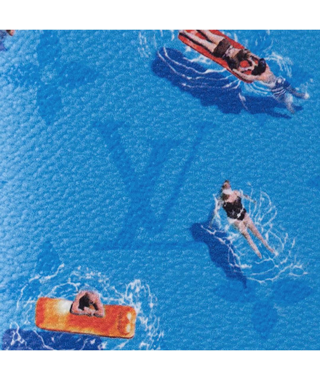 LOUIS VUITTON Голубой кожаный кошелек, фото 4